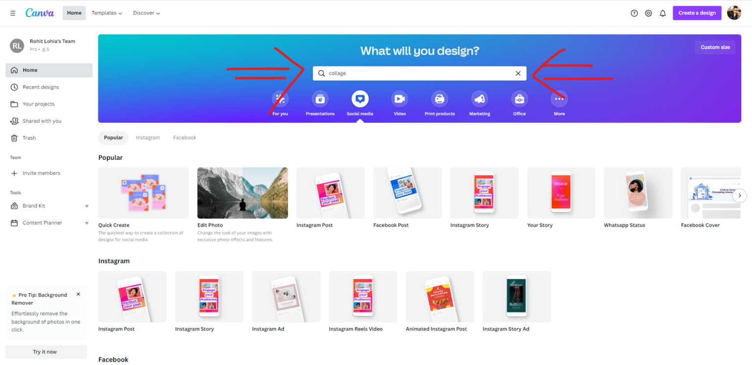 How To Make Collage In Canva 2023 (Photos & Videos)