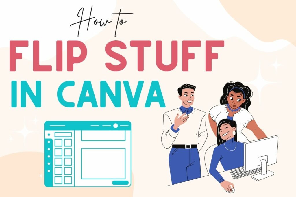 how to flip text in canva