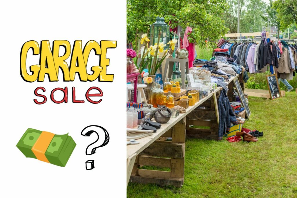 how to price garage sale items