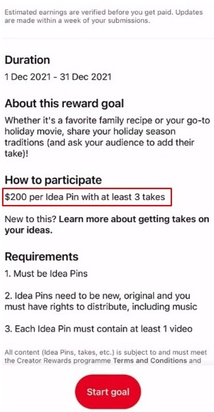 pinterest creator reward