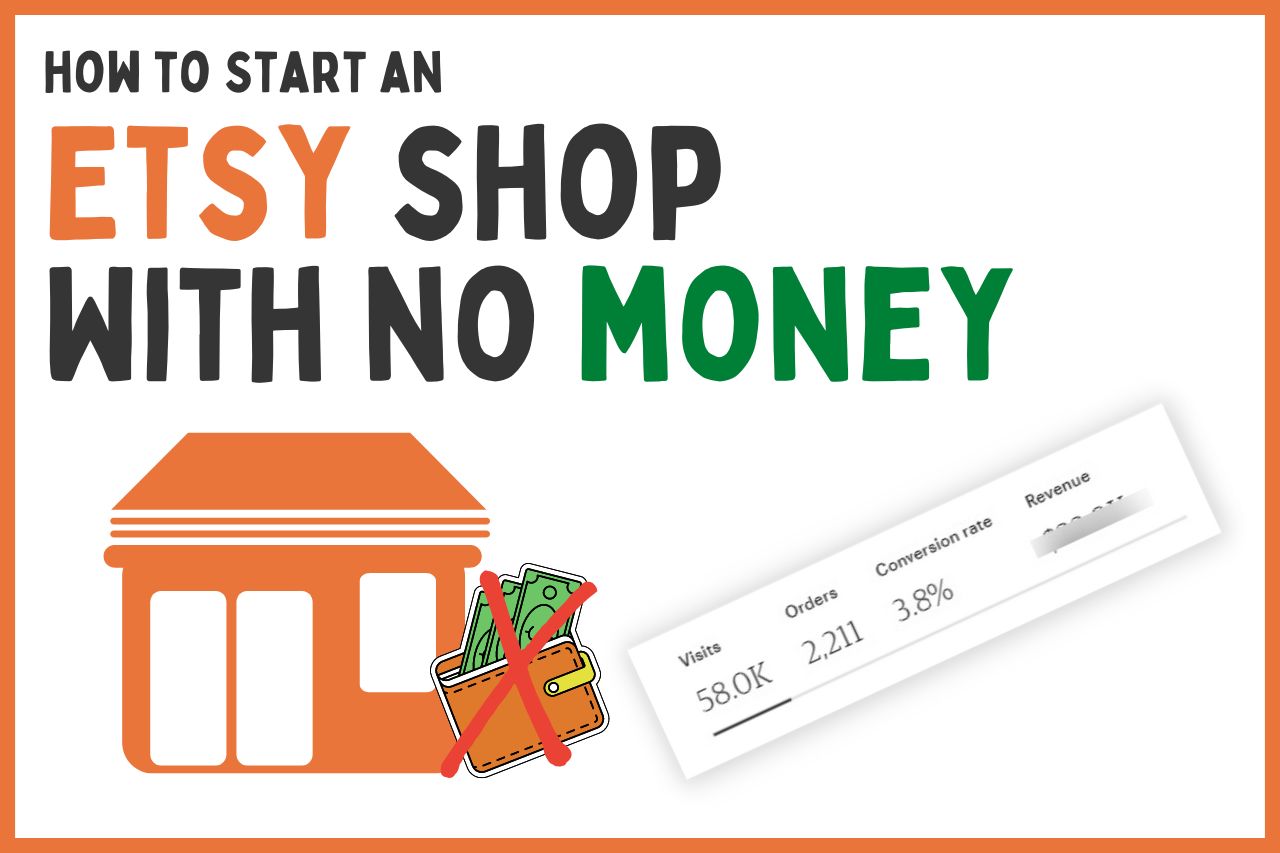 You are currently viewing How To Start An Etsy Shop With No Money (With Product Ideas!)