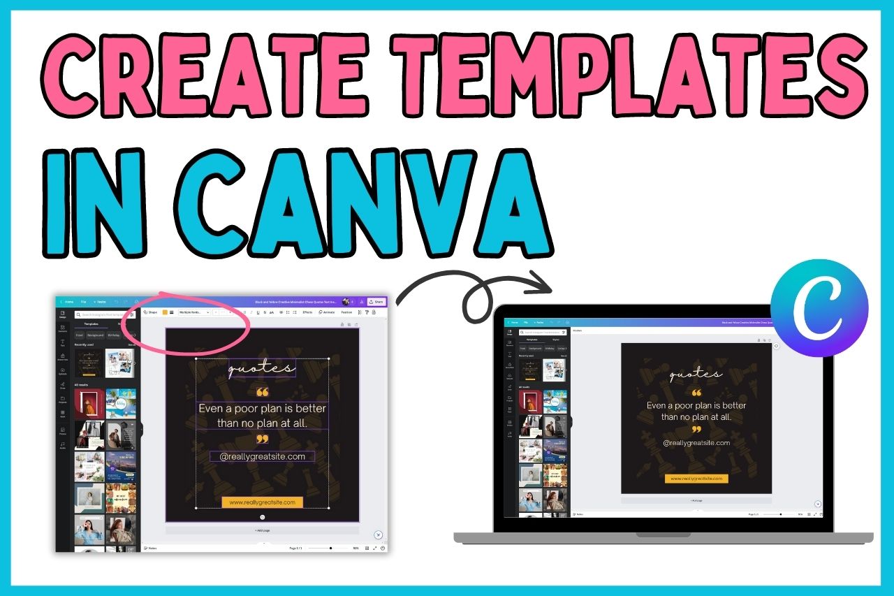 How To Create Templates In Canva