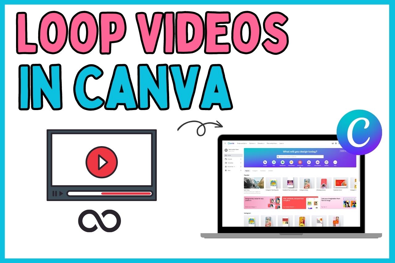 canva presentation loop
