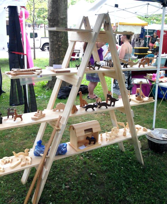 Ladder Shelves