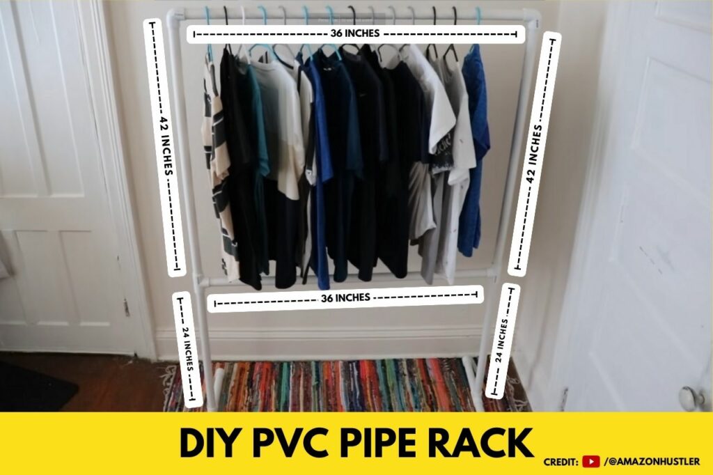 PVC Pipe Cloth Rack 1 1