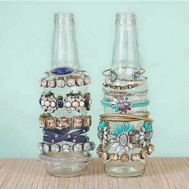 Bottle As Jewellery Display