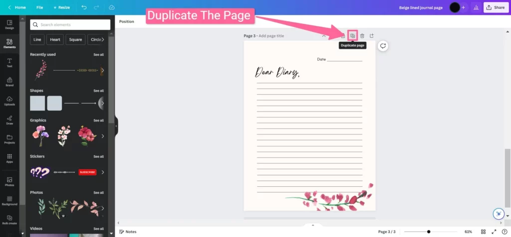 Duplicate The Page