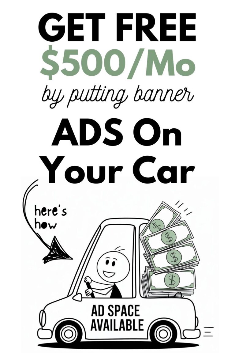 5 Ways To Get Paid To Have Ads On Your Car (Easy Passive Income!)