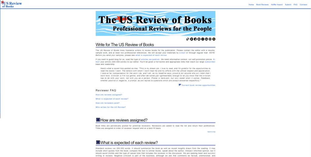 US Review Of Books