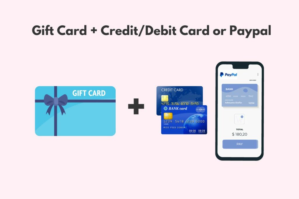 Paypal and credit or debit card 1