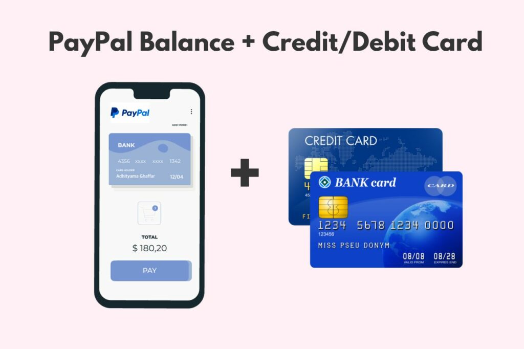 Paypal and credit or debit card