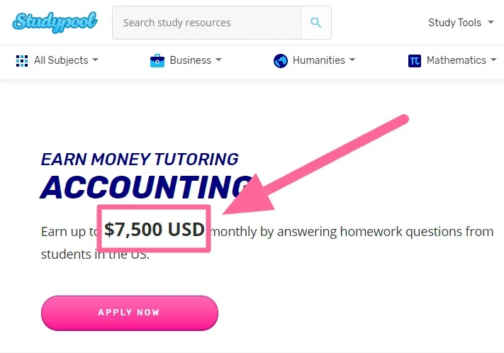 earn money tutoring