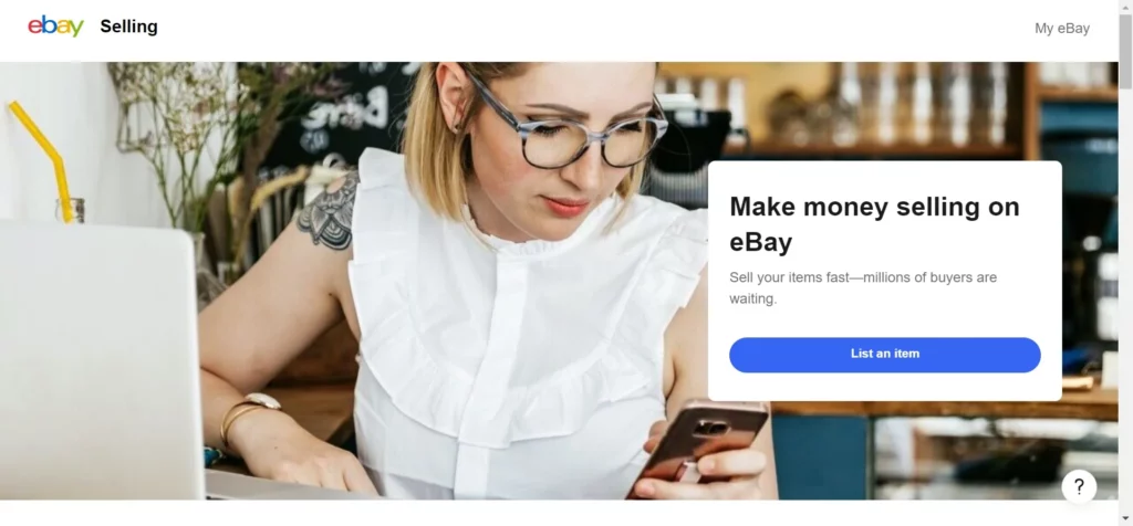 eBay seller account