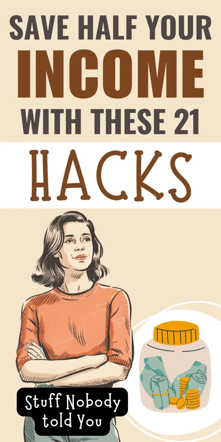 How To Save 50% Of Your Income With 21 Tips