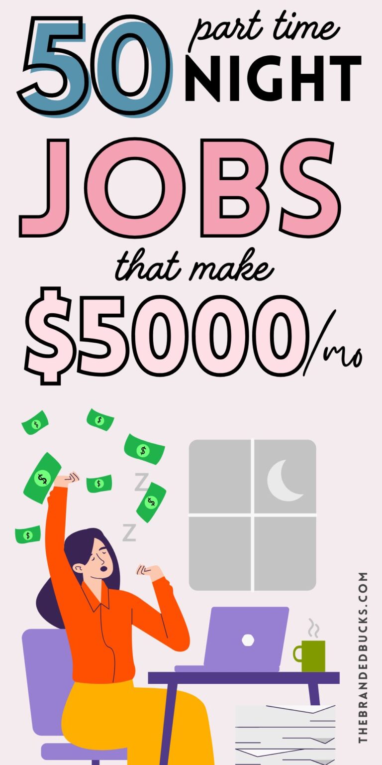 50 Best Work From Home Night Jobs That Pay Well
