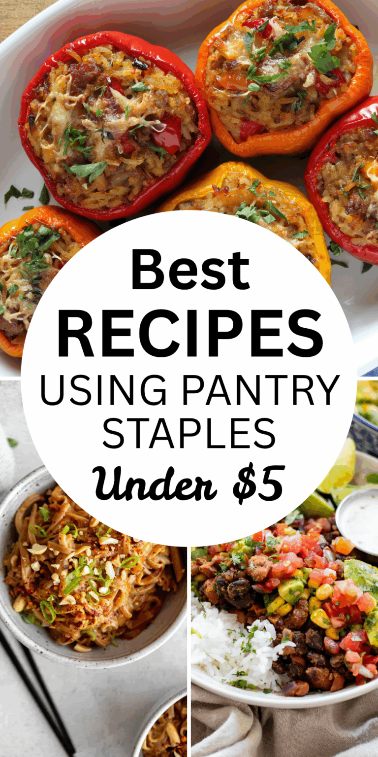 Pantry Meals Under $5